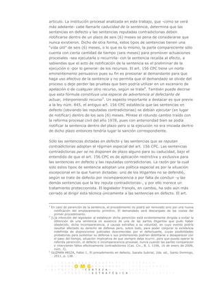 La Caducidad De La Sentencia A Los Seis Meses PDF