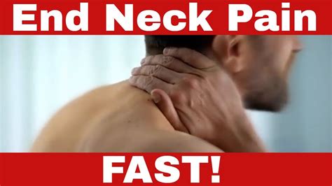 Quick Relief How To Get Rid Of Stiff Neck Youtube