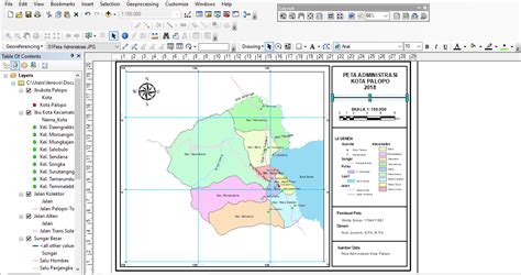 Tutorial Lengkap Membuat Template Layout ArcGIS Mudah Dipahami