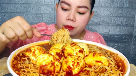 Mie Sedap Soto Koya Telor Butir Kuah Cabe Mercon Mukbang Youtube