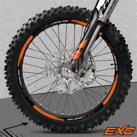 Reflektierende Motorrad Rad Aufkleber Rim Decals Streifen Band Hub Accessori Wasserdicht Für Ktm