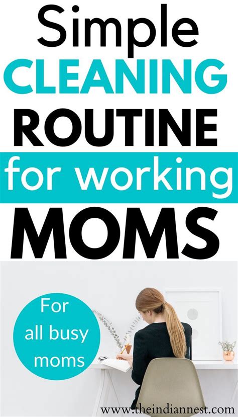 A Realistic Cleaning Schedule For Busy Working Moms Working Mom