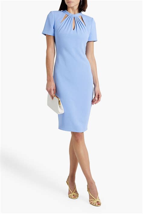 BADGLEY MISCHKA Cutout Crepe Dress THE OUTNET