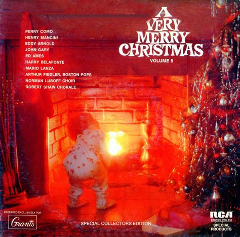 Grants Wt A Very Merry Christmas Volume 5 Prs343 Christmas Vinyl Record Lp Albums On Cd