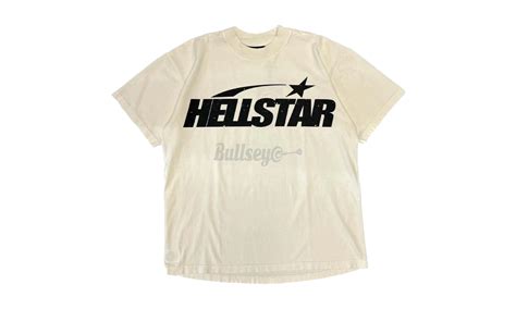 Hellstar Studios White Classic Logo T Shirt Bullseye Sneaker Boutique