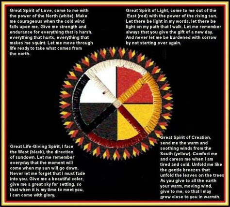 Native American 4 Direction Prayer Sacred Hoop And Four Directions