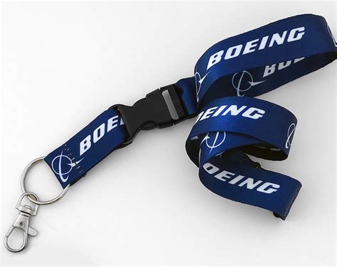 Lanyard Boeing If Its Not Boeing Im Not Going Blue Lanyard Thick