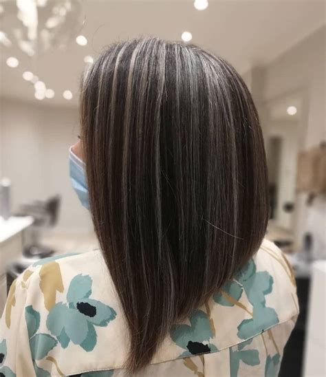 Ideas For Beautiful Gray Highlights Balayage And Other Techniques