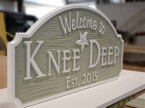 Personalized Custom Pvc Sign For Your Beach Home Coastal Retreat