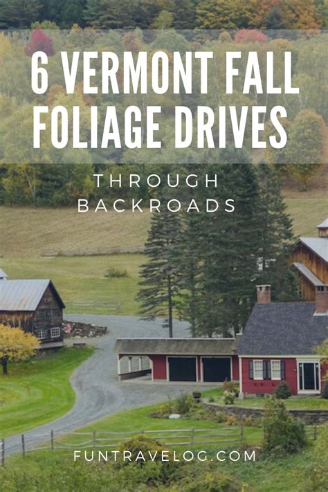 6 Vermont fall foliage drives through back roads | Fun Travelog