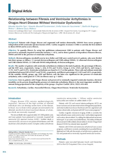 Fillable Online Relationship Between Fibrosis And Ventricular