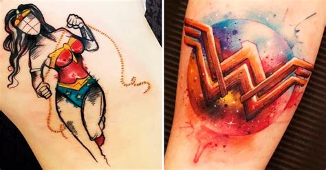 15 Tatuagens Incríveis Da Mulher Maravilha Pra Exaltar o Girl Power