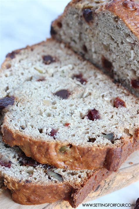 Sweet Cherry Banana Bread Recipe Setting For Four Interiors