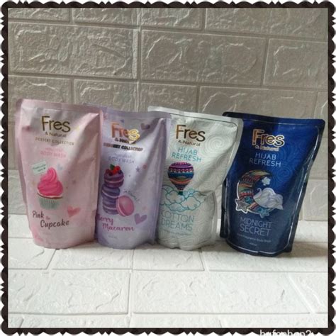 Jual Fres Natural Hijab Refresh Body Wash Sabun Mandi Cair Ml