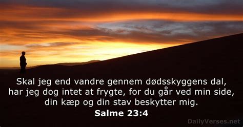 28 April 2017 Dagens Bibelvers Salme 23 4 DailyVerses Net