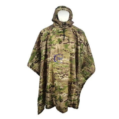 Waterproof Camouflage Army Safety Raincoat Rainwears Military Tactical