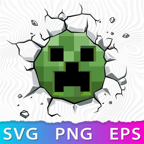 Minecraft Creeper Face Svg Free Minecraft Creeper Face Svg Download ...