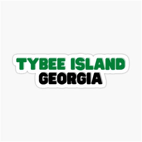 Tybee Island Sticker For Sale By VAHPROD Redbubble