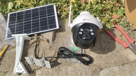 Solar Camera Unboxing And Complete Installation Youtube