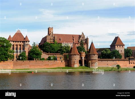 Castle Of The Teutonic Knights Marienburg Malbork In Poland Europe