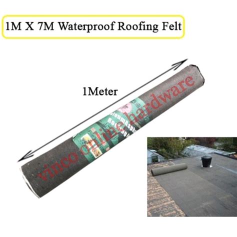 7M Heavy Duty Tarred Waterproof Roofing Felt Underground Protection