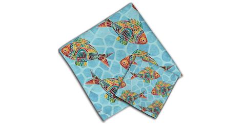 Custom Mosaic Fish Cloth Napkin Youcustomizeit