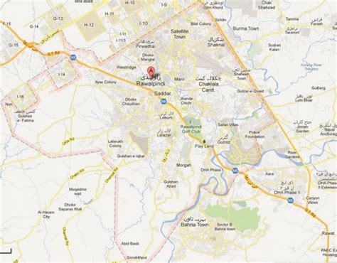 Rawalpindi City Map Paki Mag