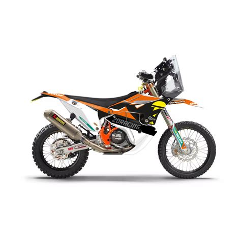 Kit D Co Motocross Ktm Rally Dr Black Orange D