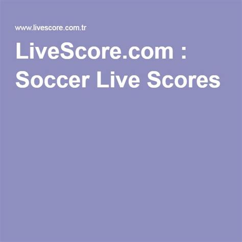 Live Soccer Scores By Live Soccer Soccer Scores