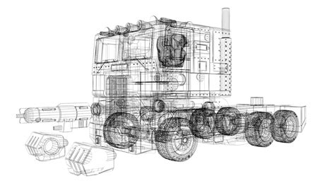 Optimus Prime G1 Vintage Toy 3d Model Animated Rigged Cgtrader