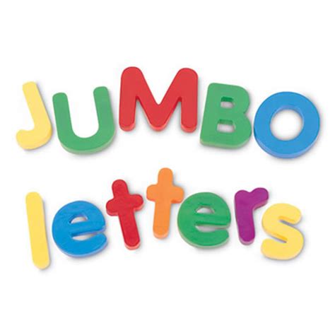 Printable Jumbo Alphabet Letters