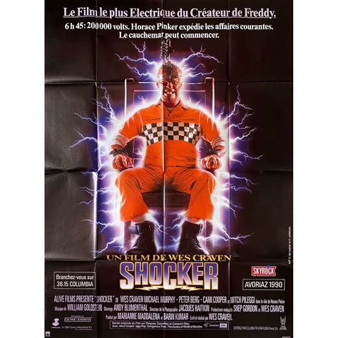 SHOCKER French Movie Poster - 47x63 in. - 1989