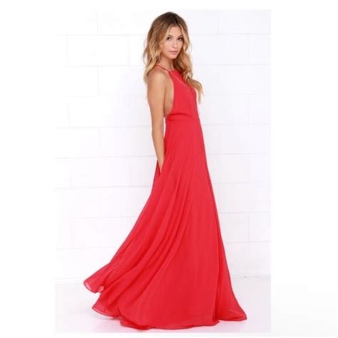 Lulus Dresses Lulus Mythical Kind Of Love Red Maxi Dress