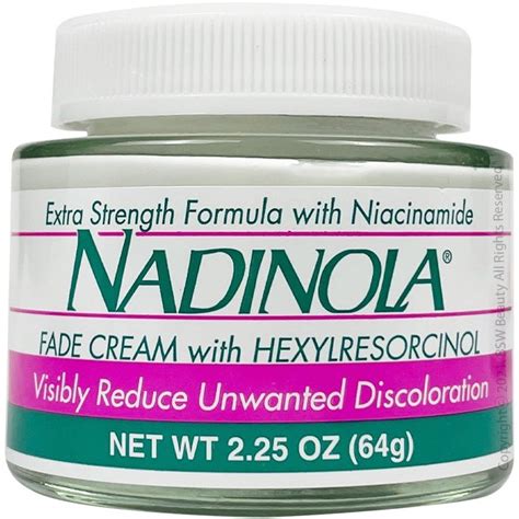 Nadinola Extra Strength Formula With Niacinamide ingredients (Explained)