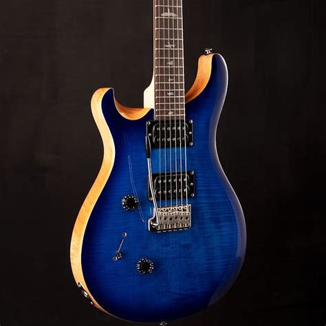 PRS SE Custom 24 Lefty Faded Blue Burst 3204 | Reverb