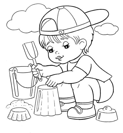 Dibujos Para Colorear Para El Jardín De Infantes Wonder