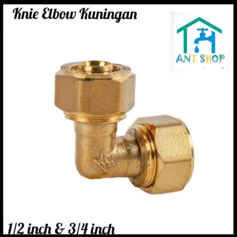 Jual Knie Water Heater Kuningan Knie Elbow Sambungan Pipa Air