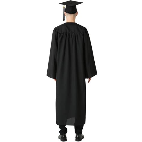 2023 Graduationmall Unisex Matte Graduation Set Gown Cap Tassel