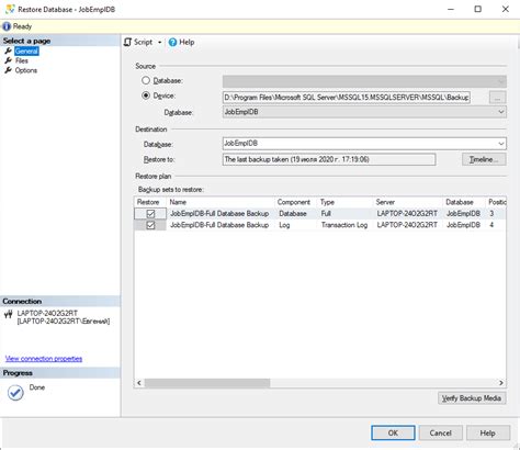 Restore Sql Server Database Backup Using T Sql Script And Ssms Devart