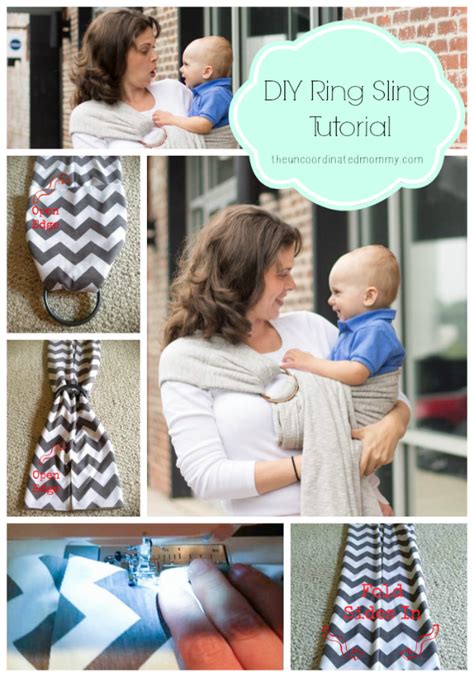 Diy Ring Sling Tutorial The Un Coordinated Mommy Diy Baby Carrier