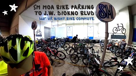 360 VR Night Bike Commute SM MOA Bicycle Parking To J W Diokno Blvd