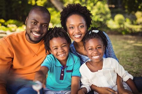 Premium Photo | Happy family posing together