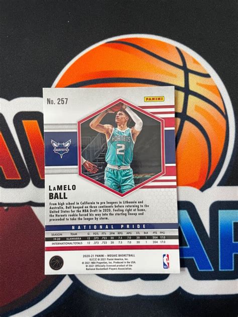 2021 22 Panini Mosiac NBA Hornets LaMelo Ball National Pride 251 EBay