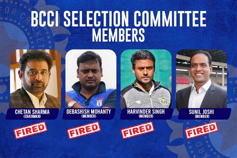 BCCI Selection Committee SACKED: BCCI FIRE Chetan Sharma led SELECTION committee after T20 World ...