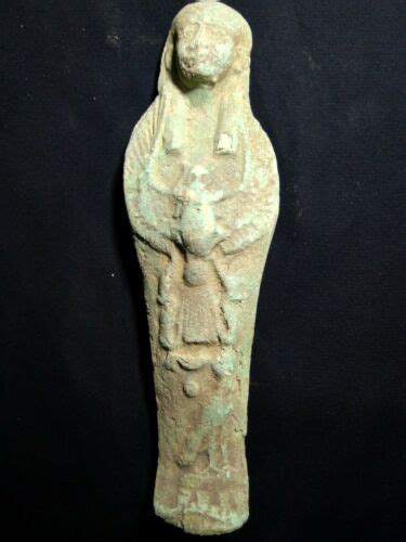 Ancient Egyptian Antique Statue Ushabti Shabti Figure Stone Bc