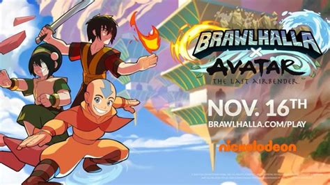 Brawlhalla Reveals Avatar The Final Airbender Collaboration Game Acadmey