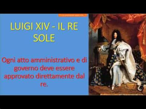 L Assolutismo Francese Luigi Xiv Youtube