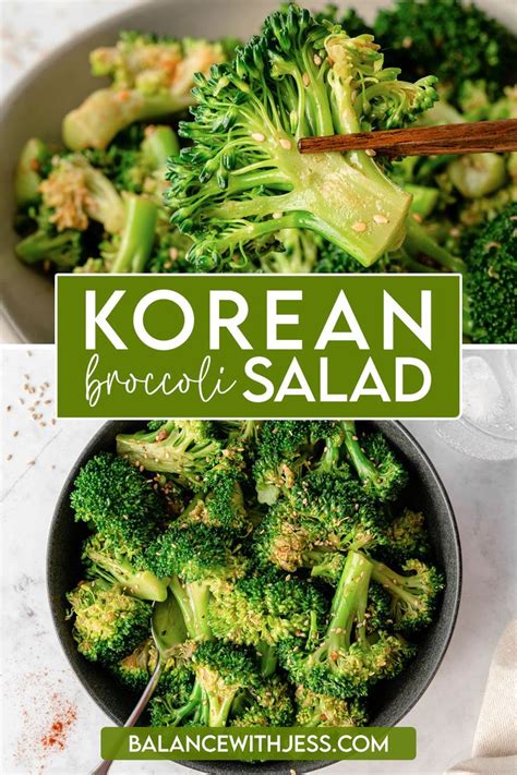 Korean Broccoli Salad Recipe Broccoli Side Dish Delicious Salads