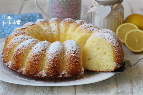 Ciambella Al Limone Senza Glutine E Lattosio Sofficissima Tutto Fa