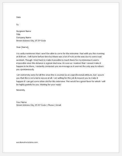 Sample Letter Of Accepting Interview Invitation Notice